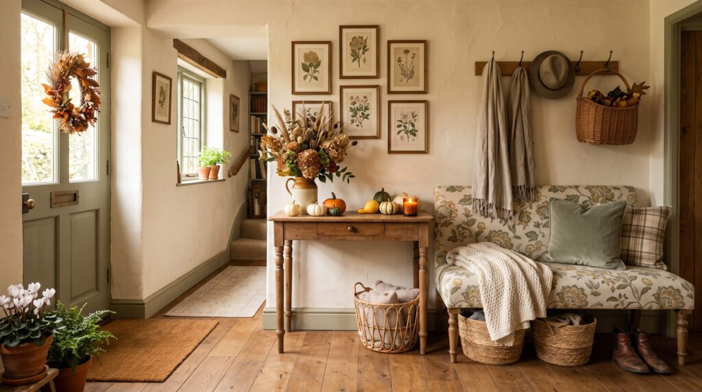 Try a Cozy Cottage Entryway