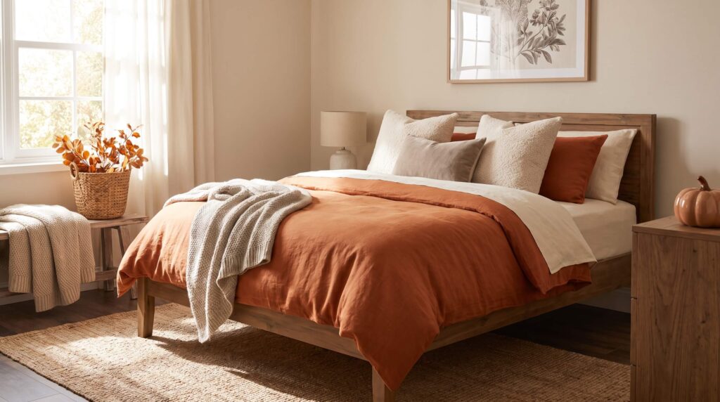 Add Rust-Colored Bedding