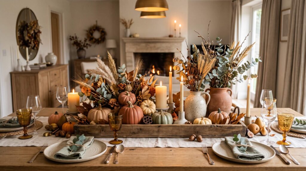 Create a Complete Cozy Fall Centerpiece