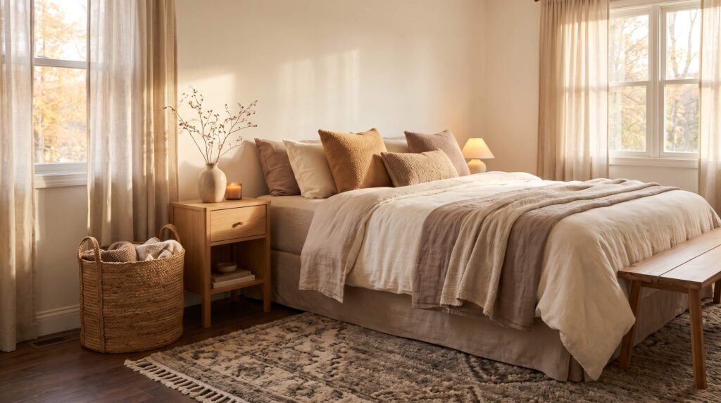 Create a Warm Neutral Bedroom