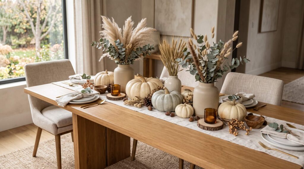 Try a Neutral Fall Tablescape