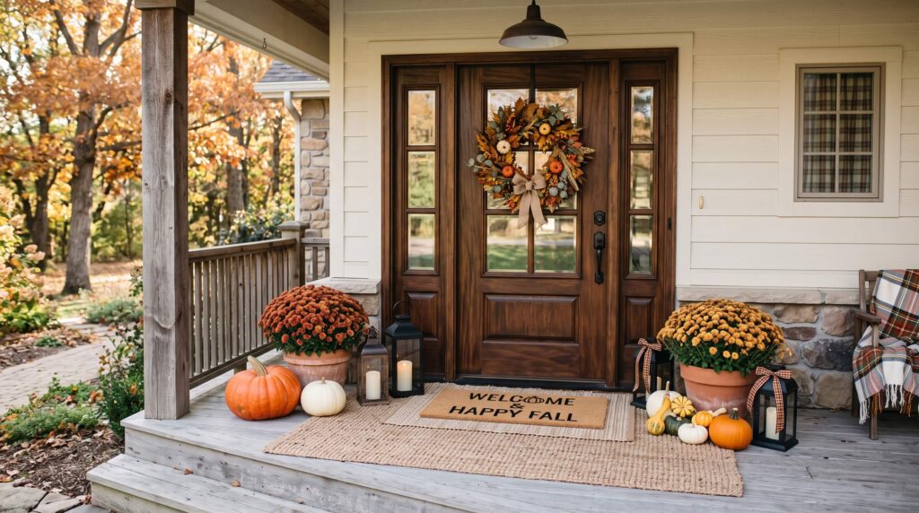 Welcome Guests With a Fall Doormat