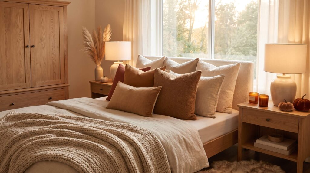 Style the Bed With Lots of Pillows