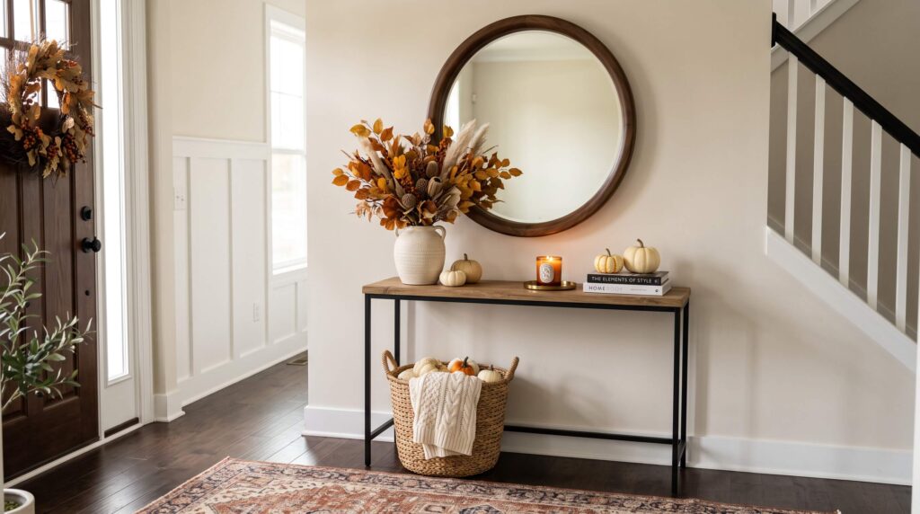 Add a Large Round Mirror